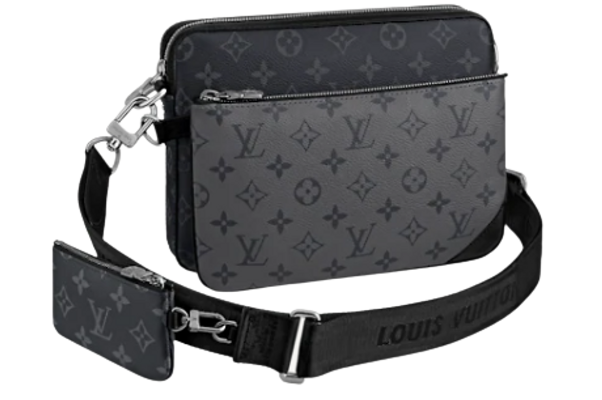 Louis Vuitton Trio Messenger Black Bag