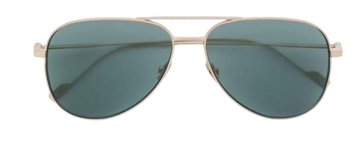 Saint Laurent Aviator Metallic Sunglasses