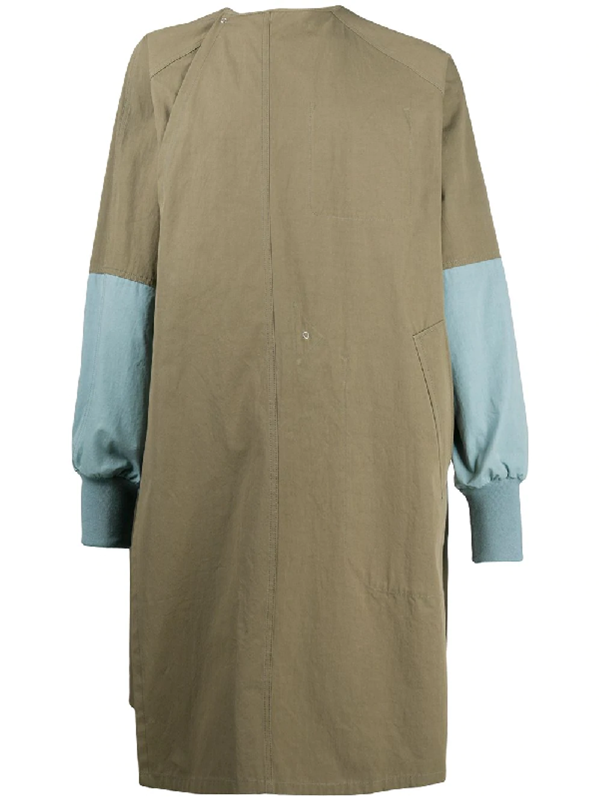 Maison Margiela Colour Block Blue Coat