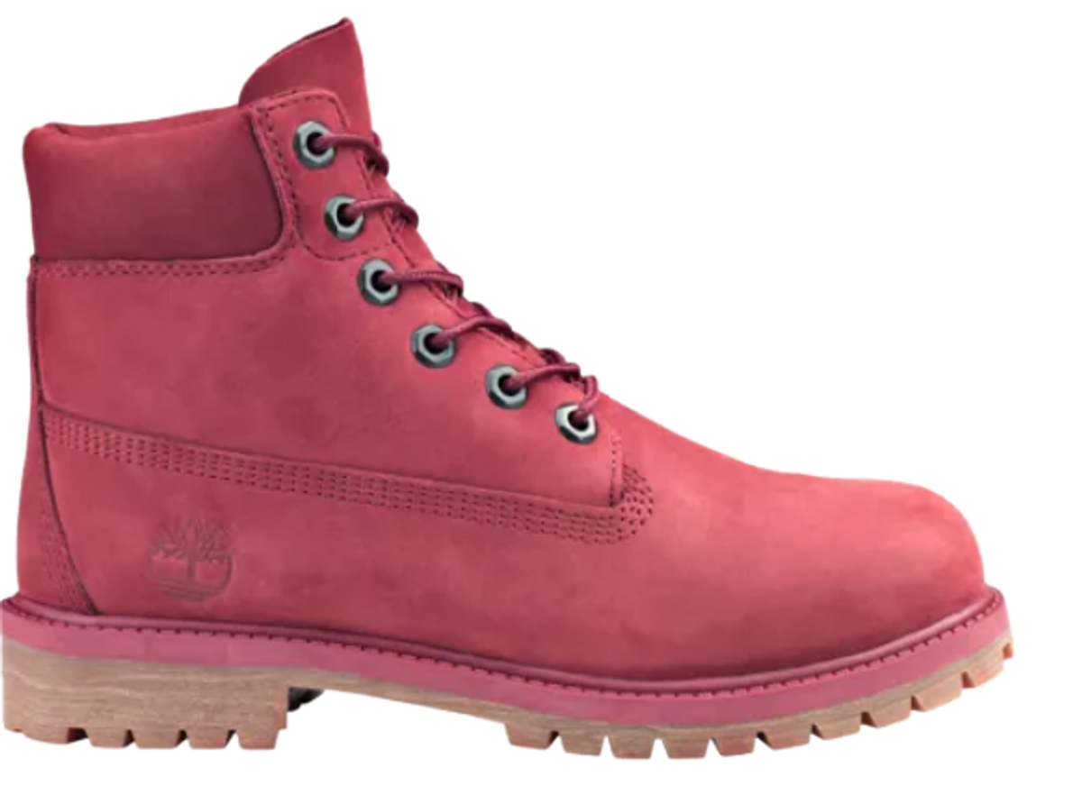 Timberland Junior 6-Inch Premium Waterproof Red Boots | WHAT’S ON THE STAR?