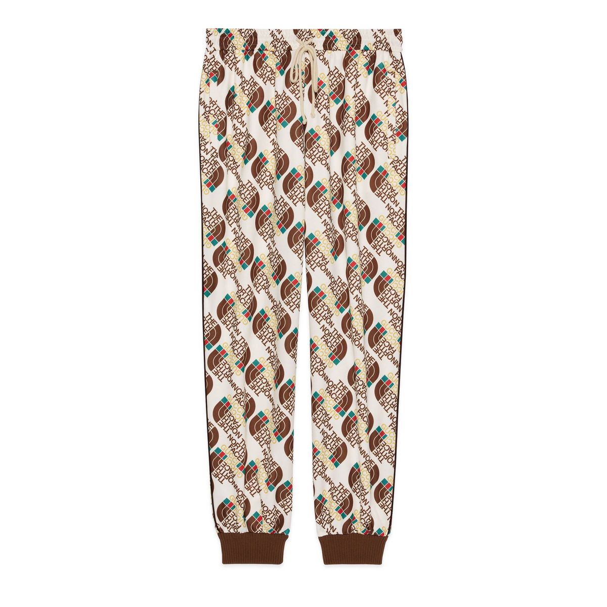 Gucci × The North Face Web Print Technical Jersey Jogging Pants