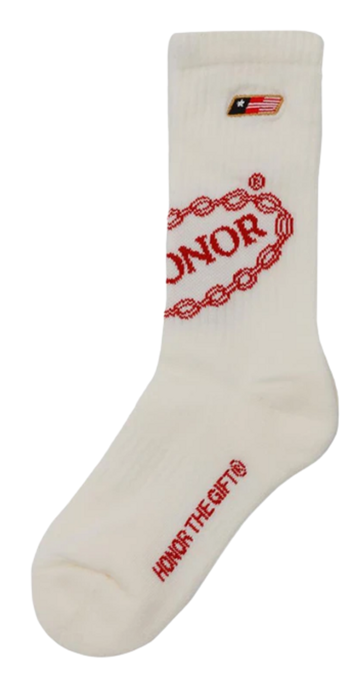 Honor The Gift Auto Service White Socks