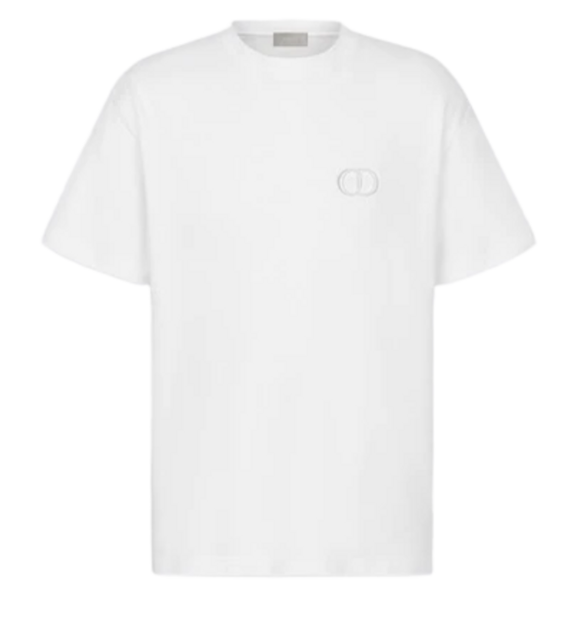 DIOR CD Icon Tシャツ　ホワイト CD Icon Relaxed-Fit T-Shirt White Cotton Jersey | DIOR