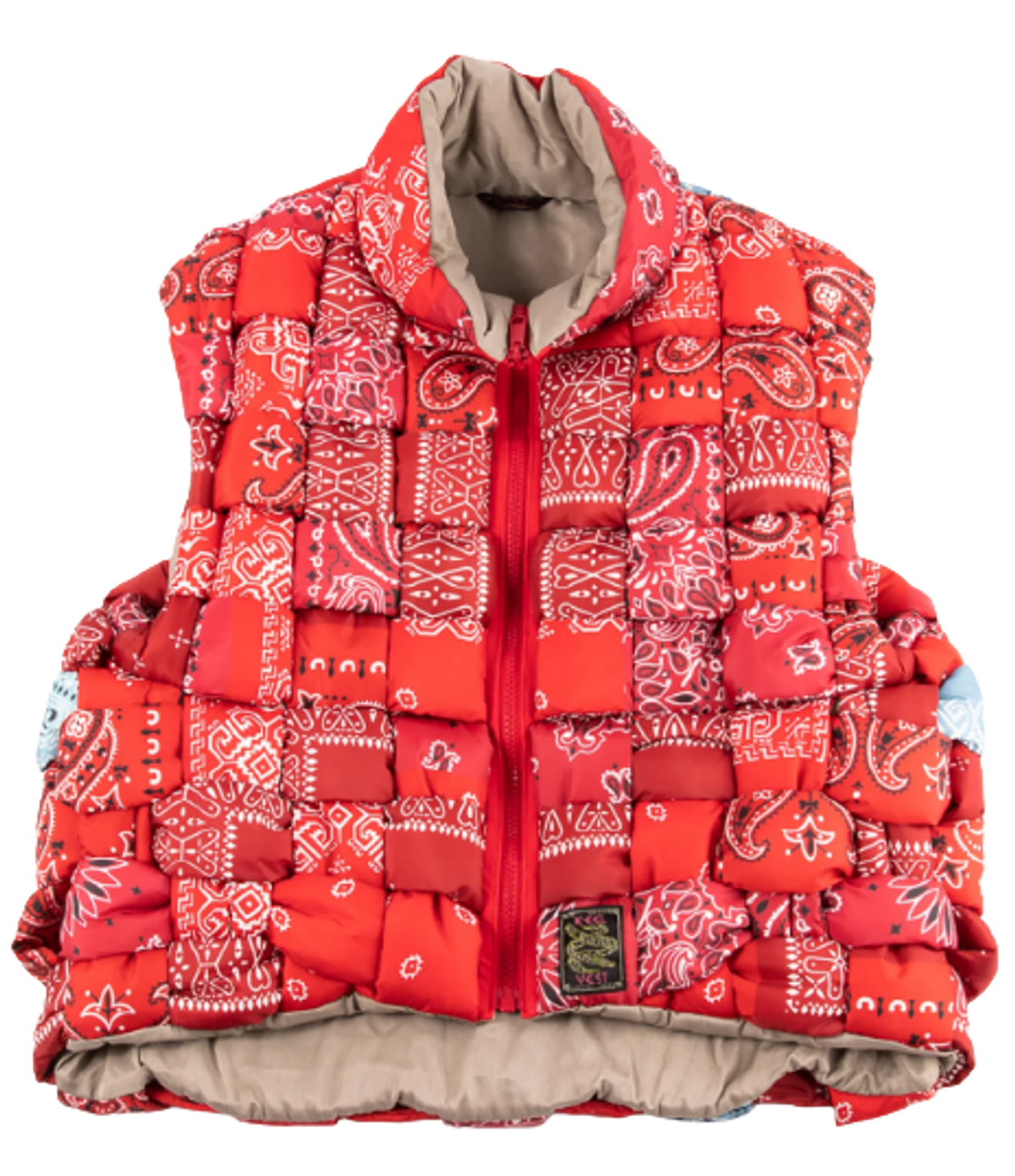 Kapital Bandana Print Nylon Red Jacket