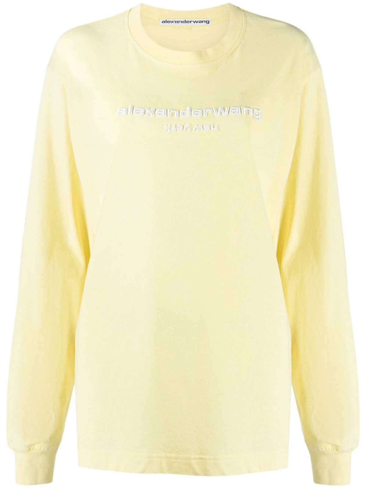 Alexander Wang Longsleeve Yellow Sweatshirt