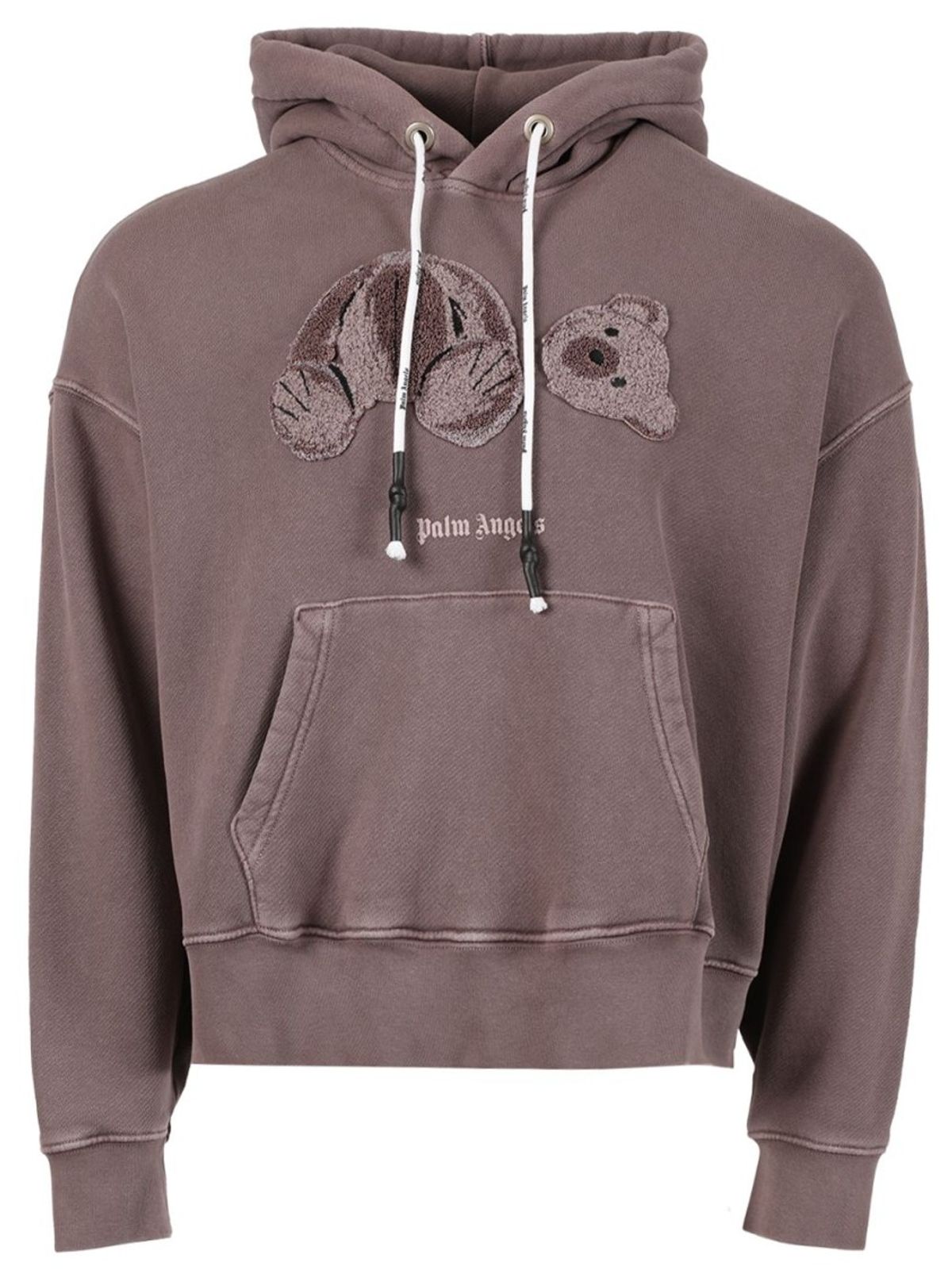 palm angels purple bear hoodie