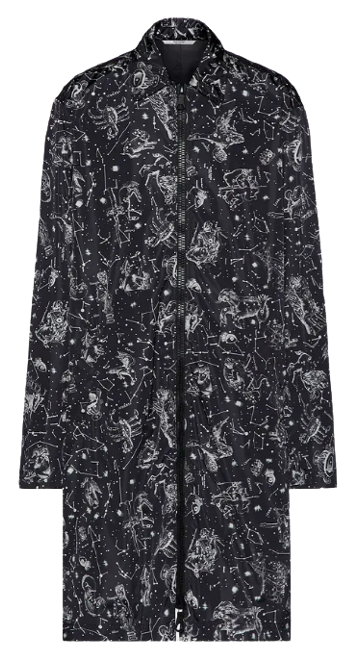 Valentino Nylon Zodiac Map Print Coat
