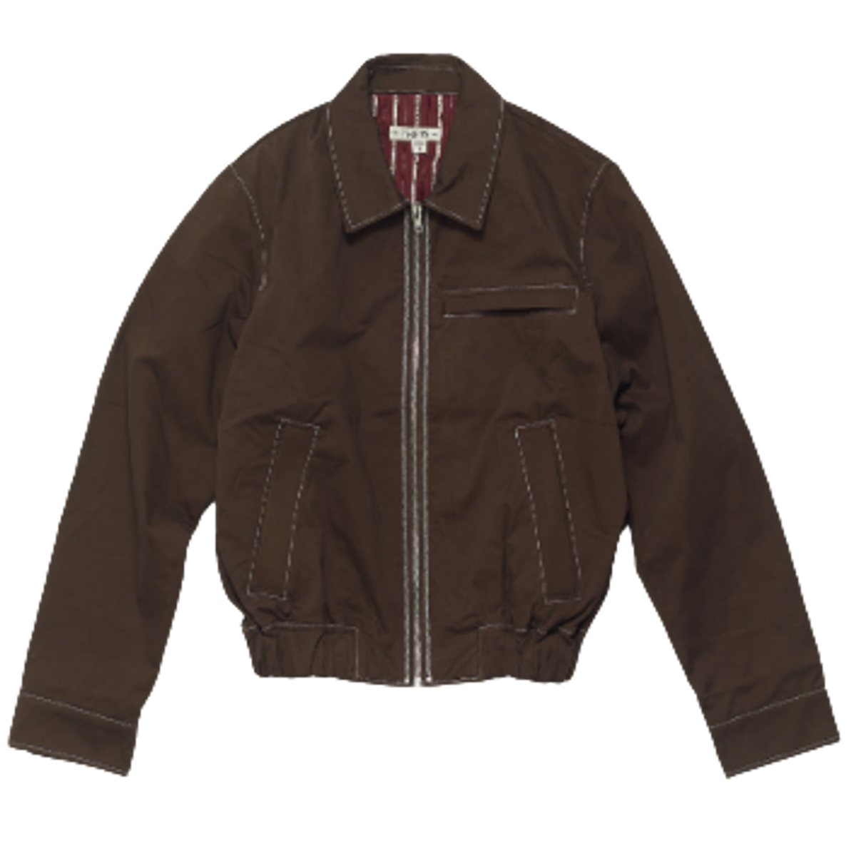 Phipps Dad Topstitched Organic Cotton Twill Jacket
