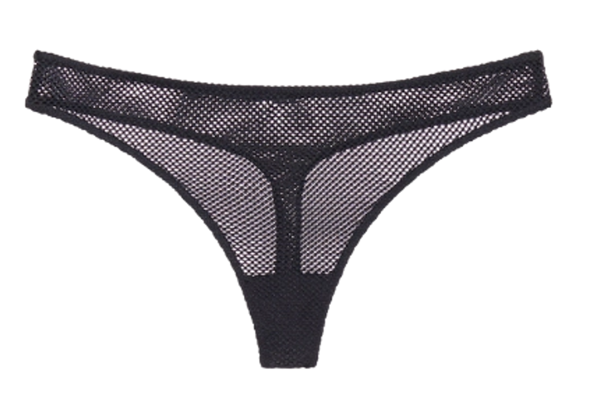 Savage X Fenty Floral Glow Mesh Thong