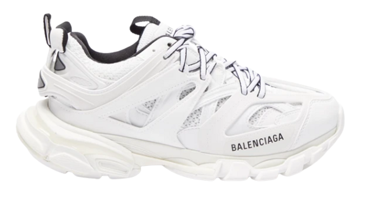 Balenciaga Logo Detailed Mesh Rubber Sneakers