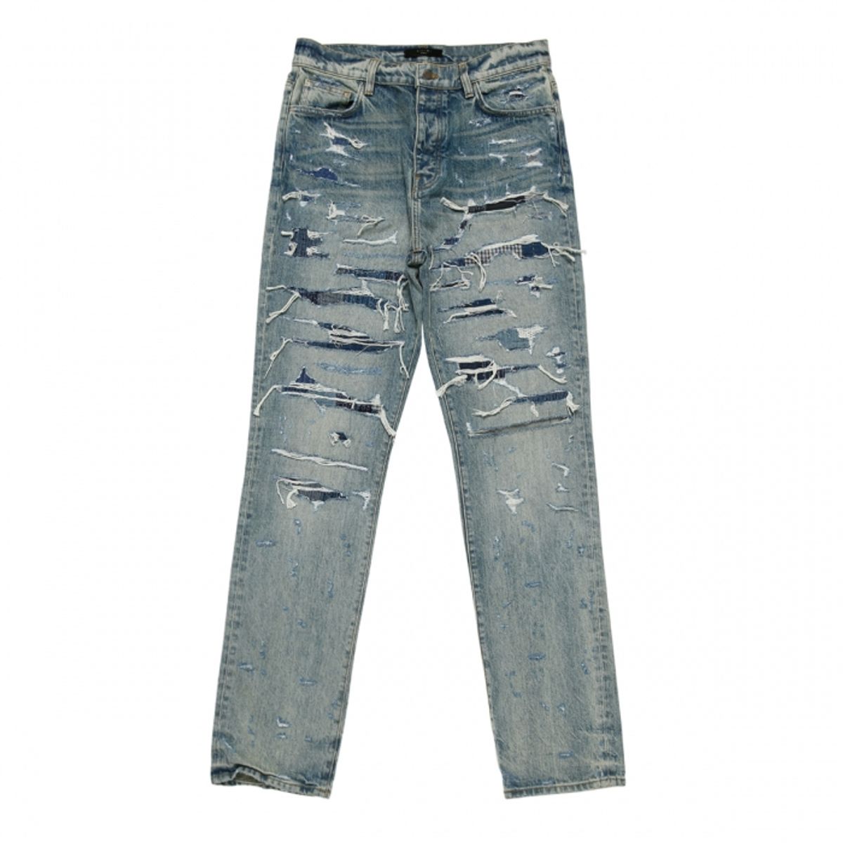 Amiri Blue Distressed Jeans