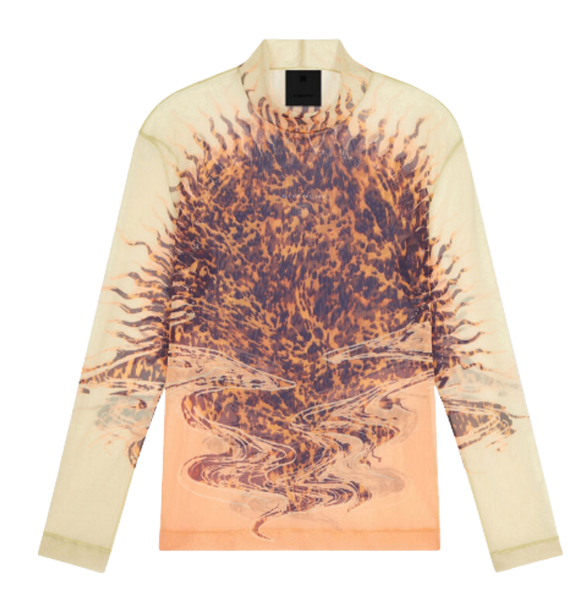 Givenchy Sun Printed Mesh T-Shirt