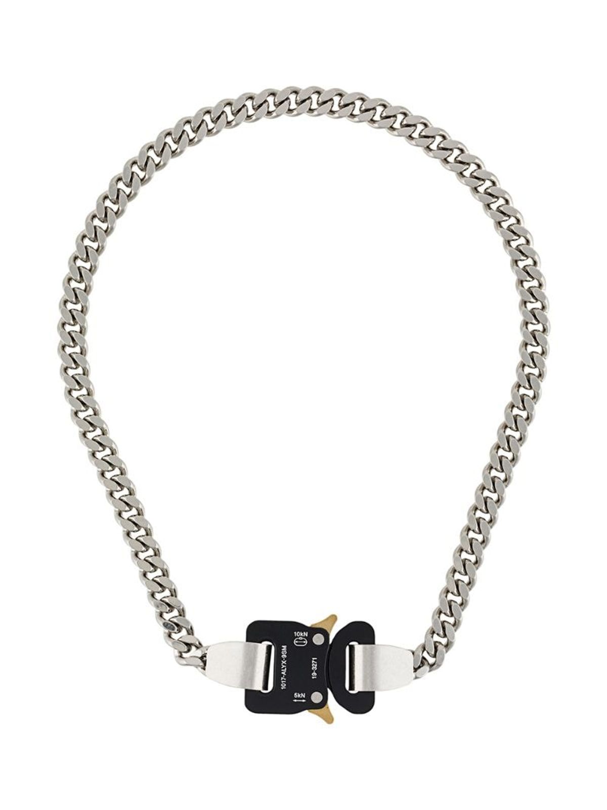 Alyx Chunky Curb-chain Necklace In Metallic