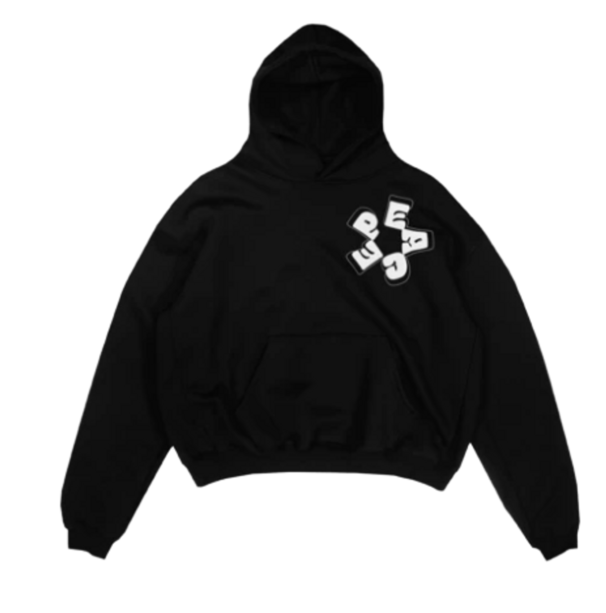 Goodsinners Peace Buble Font Hoodie