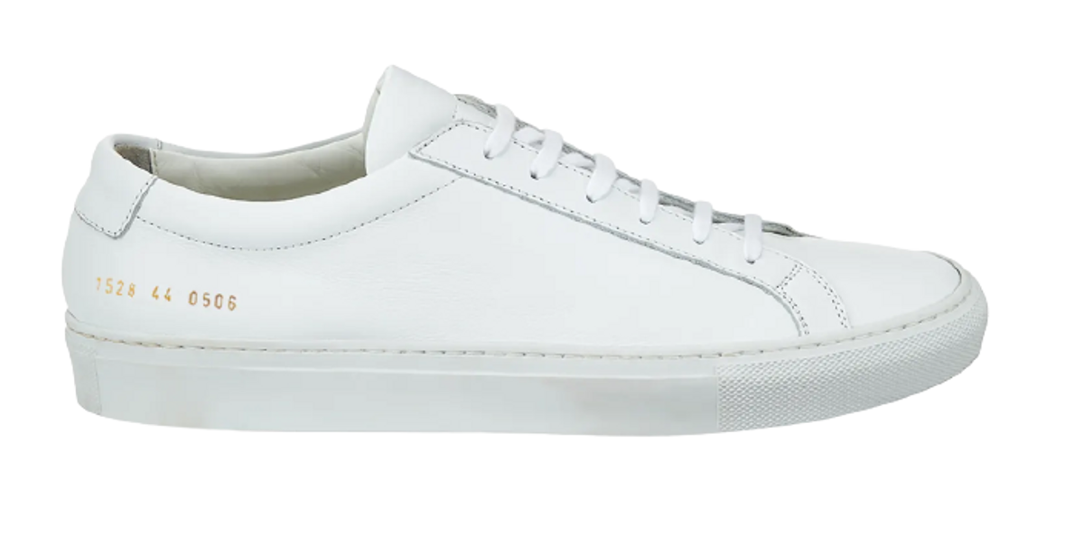 Common Projects White Achilles Low Sneakers