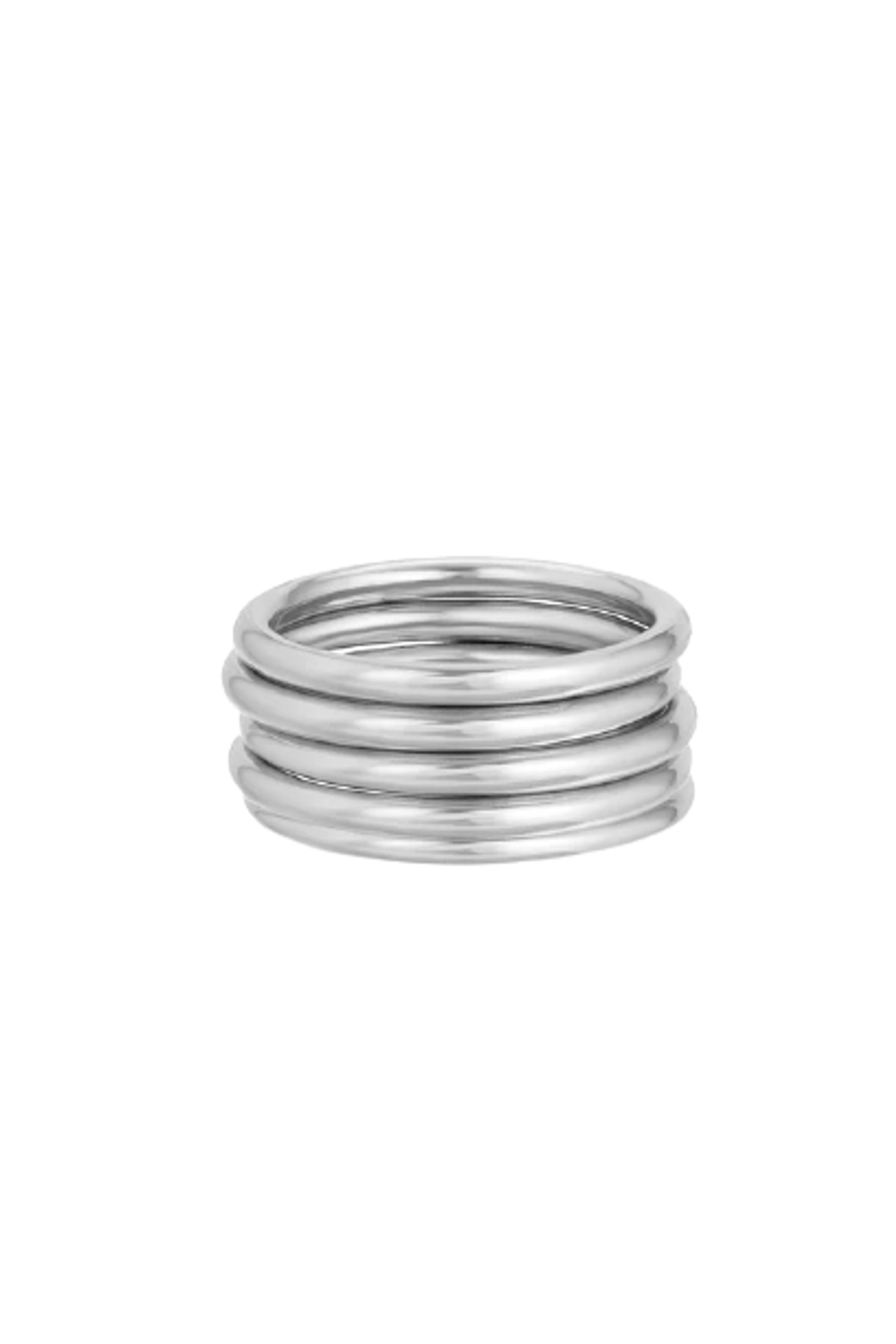 Lili Claspe Heavy Stacker Silver Ring