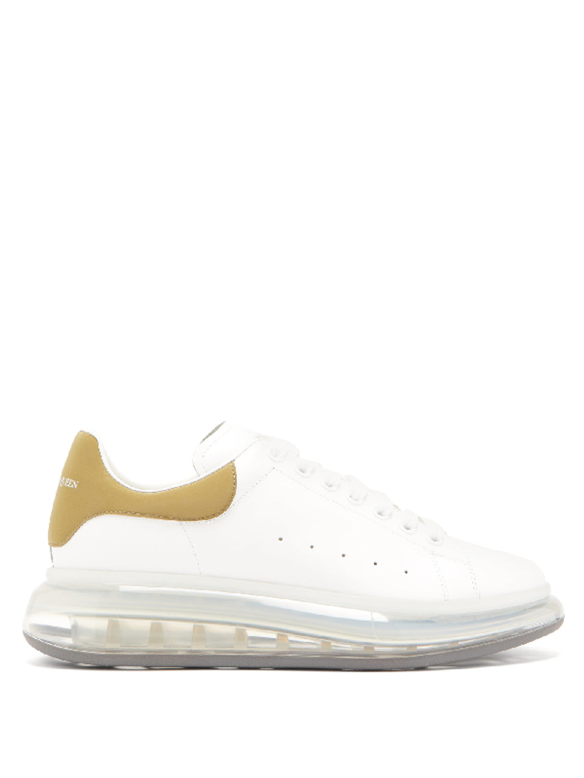 Alexander McQueen Exaggerated-sole Leather Trainers