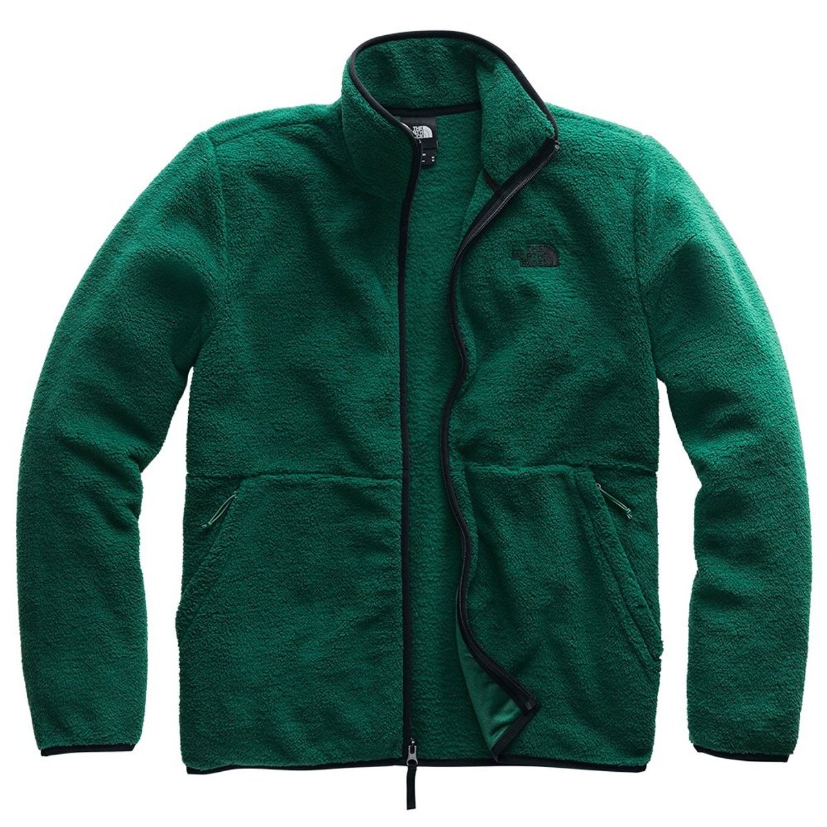 The North Face Dunraven Sherpa Full-Zip Green Sweatshirt