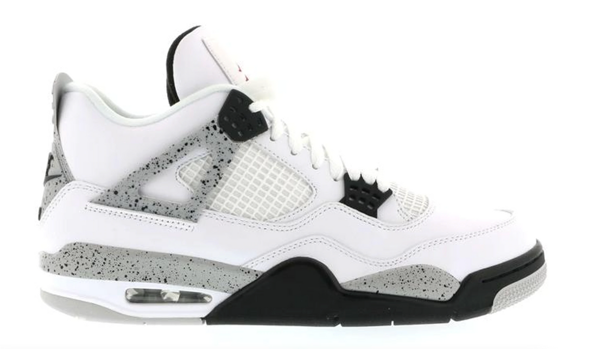 Jordan Air Jordan 4 Retro White Cement Sneakers