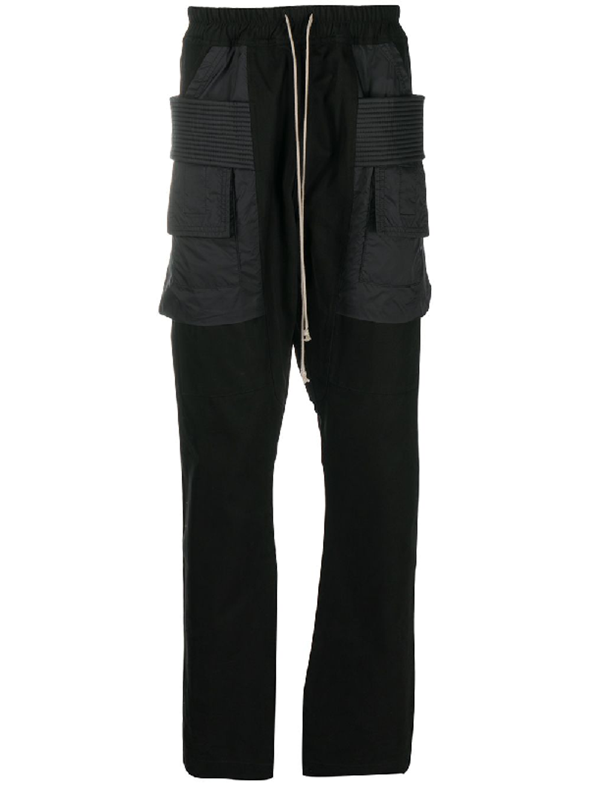 Rick Owens Drop-Crotch Black Pants
