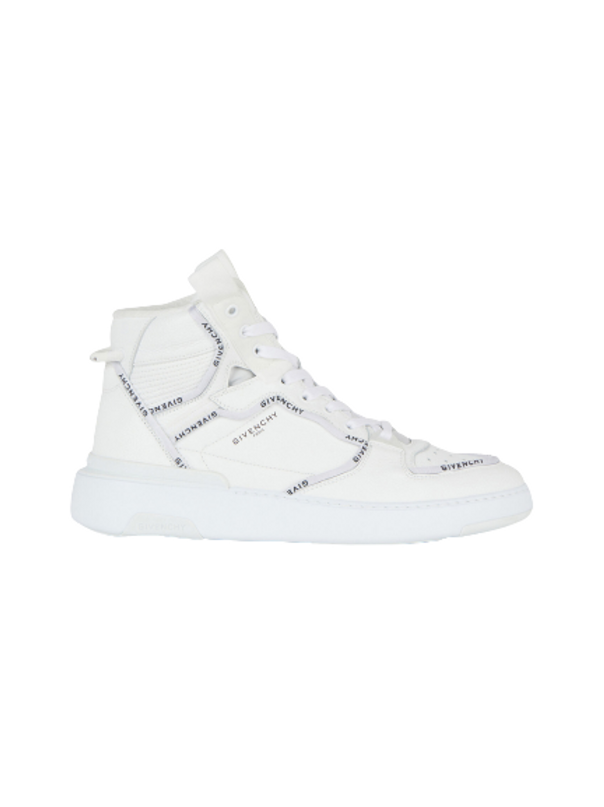Givenchy Wing Mid Leather With Pipping Sneakers