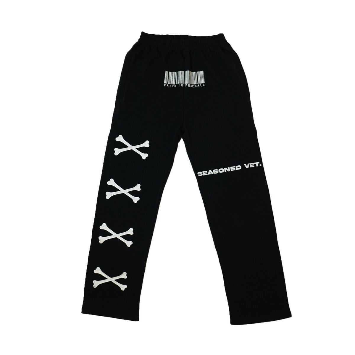 Faith in Funerals Seasoned Vet Black Pants