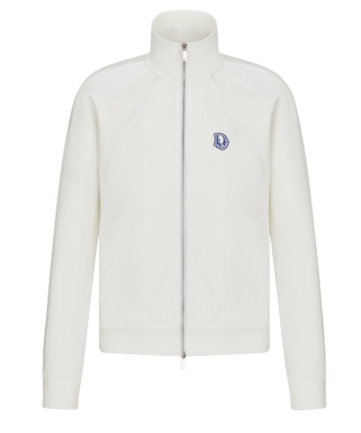 Dior White Technical Cotton Jersey Track Jacket