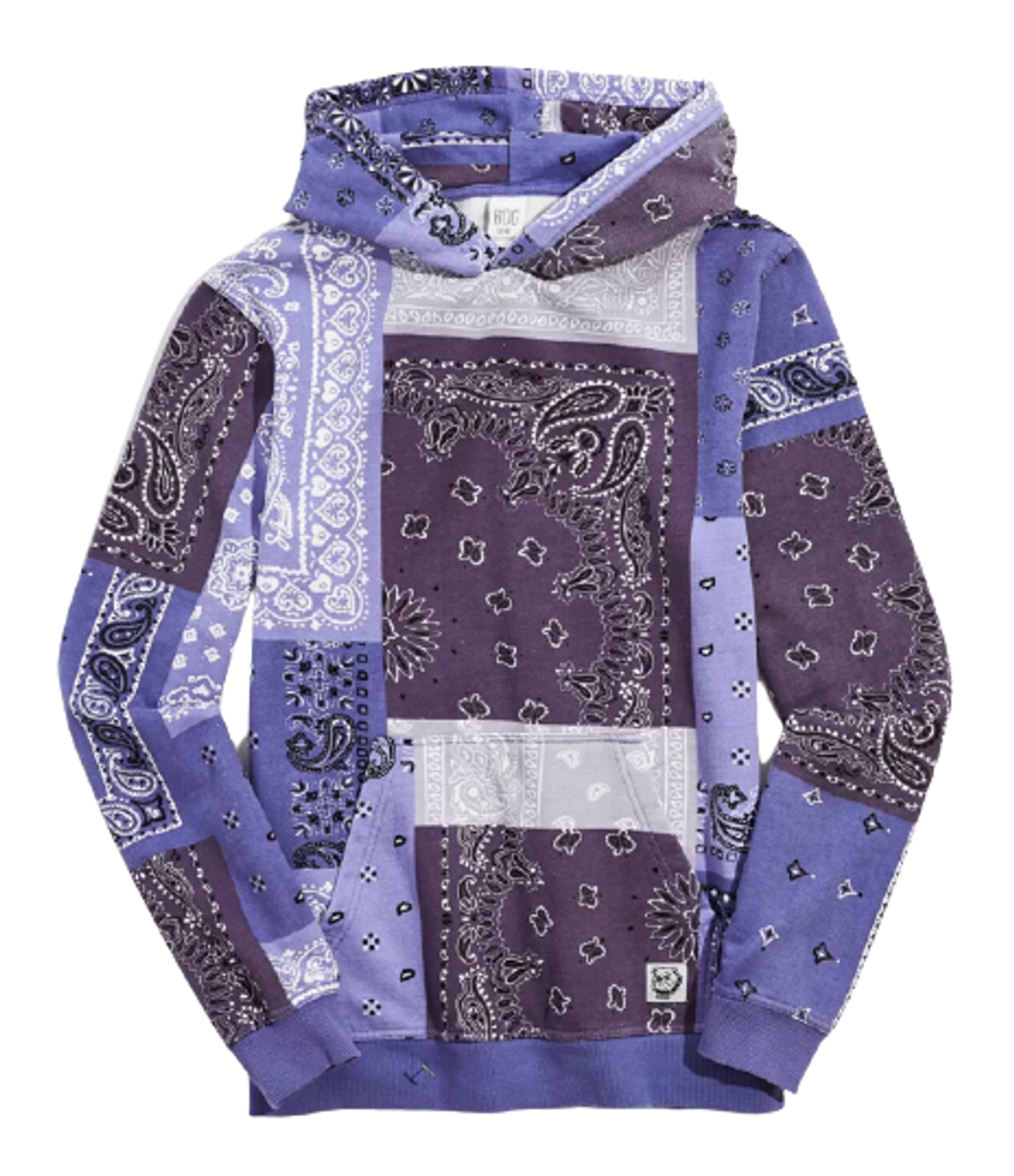BDG Washed Bandana Hoodie Sweatshirt