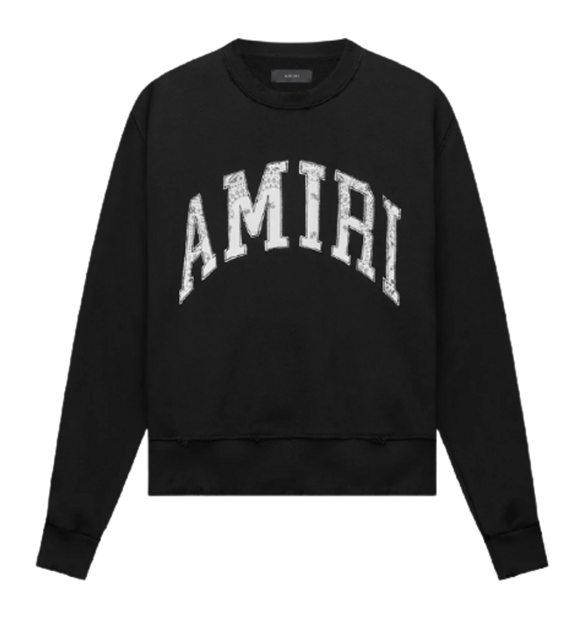Amiri Varsity Black Sweatshirt