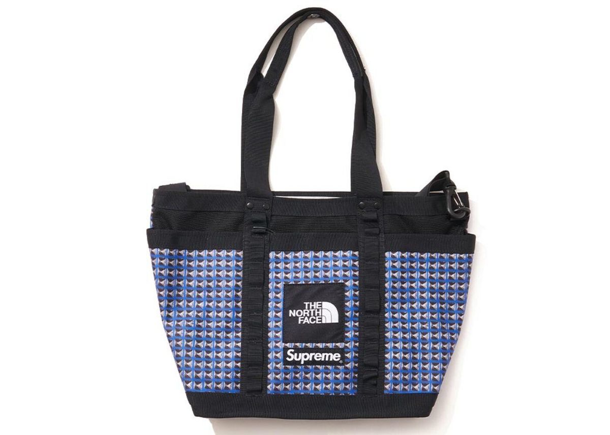 Supreme × The North Face Studded Explore Utility Tote Royal Bag