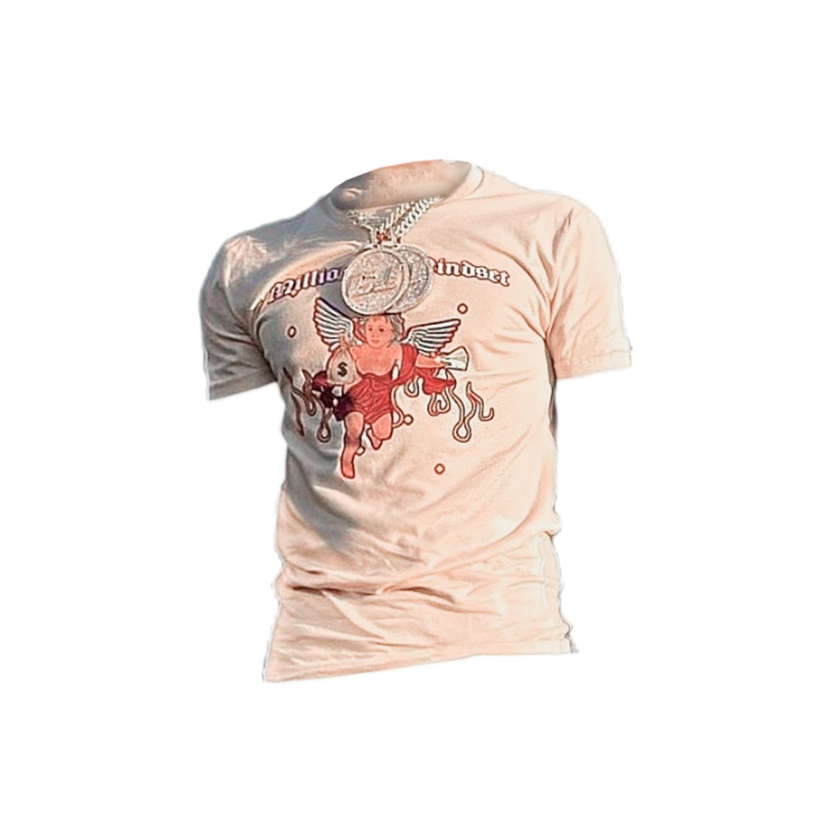 Millionaire Mindset Cream Angel Tee