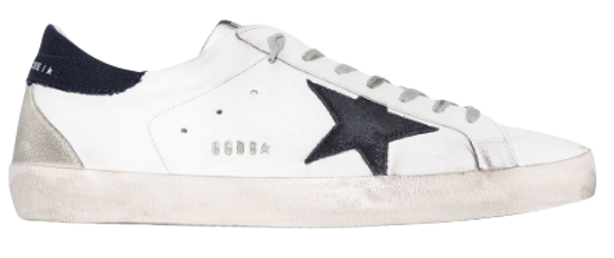 Golden Goose White Superstar Leather Sneakers
