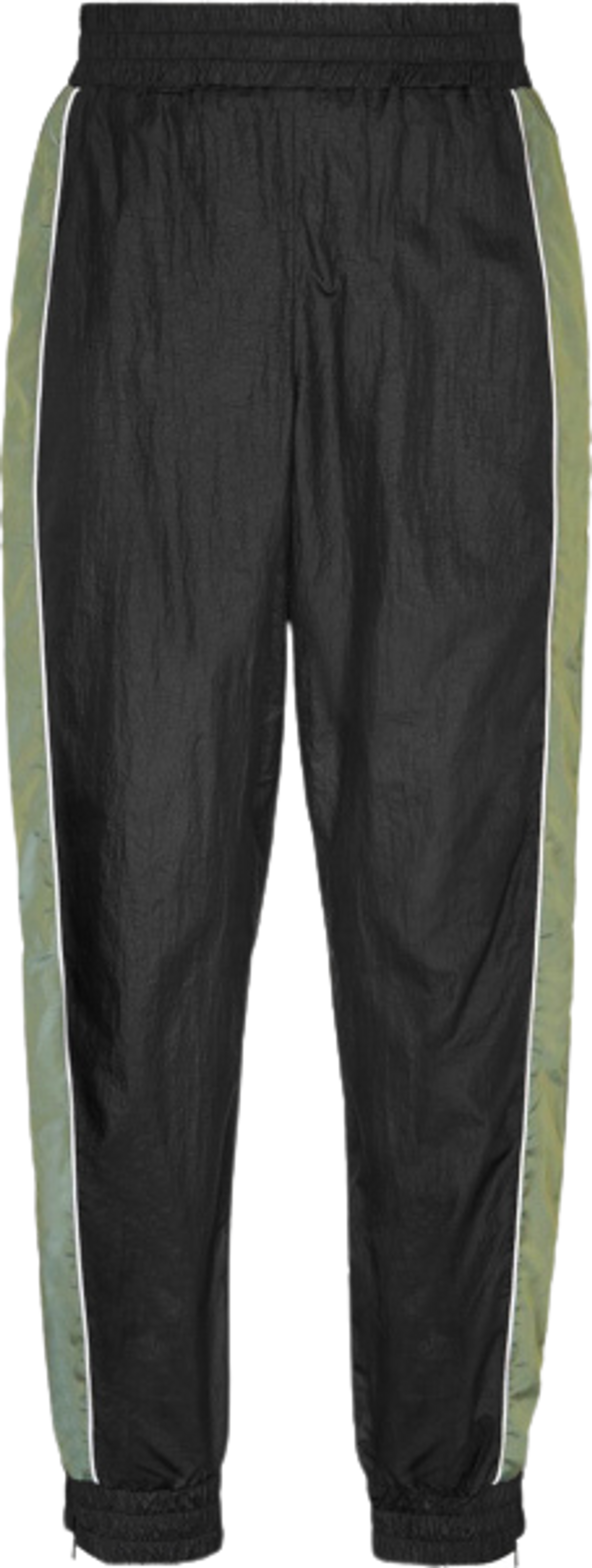 Fendi Black Green Panel Trackpants