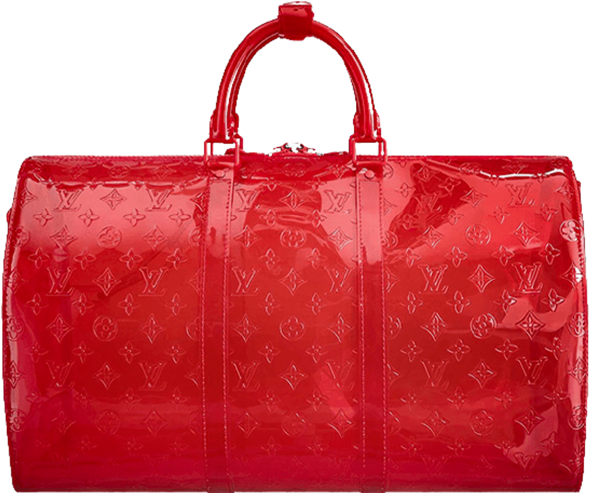 Louis Vuitton Keepall Bandouliere Monogram 50 Red Bag