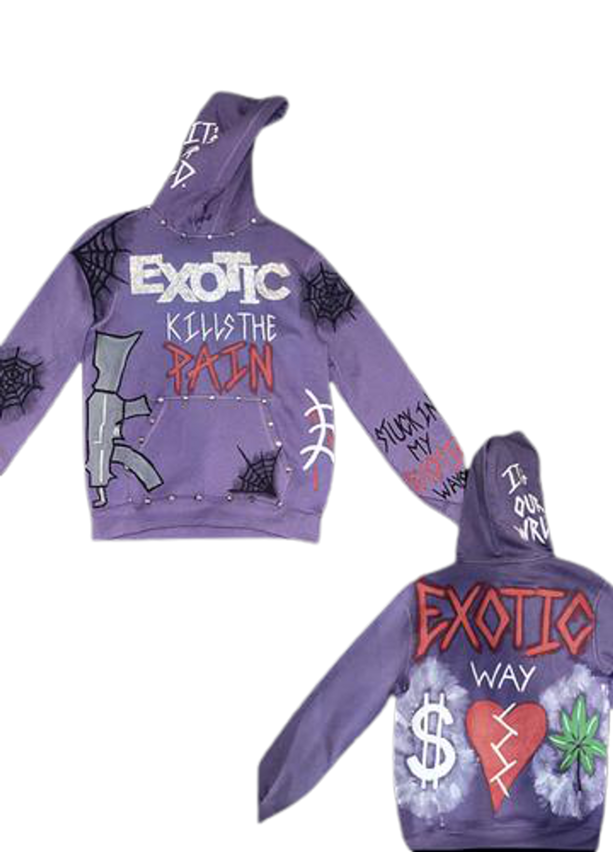 Exotic Apparel Pain Hoodie