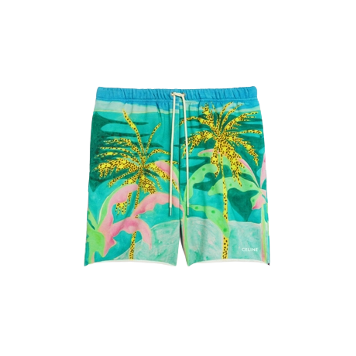 Celine Cotton Artist Shorts