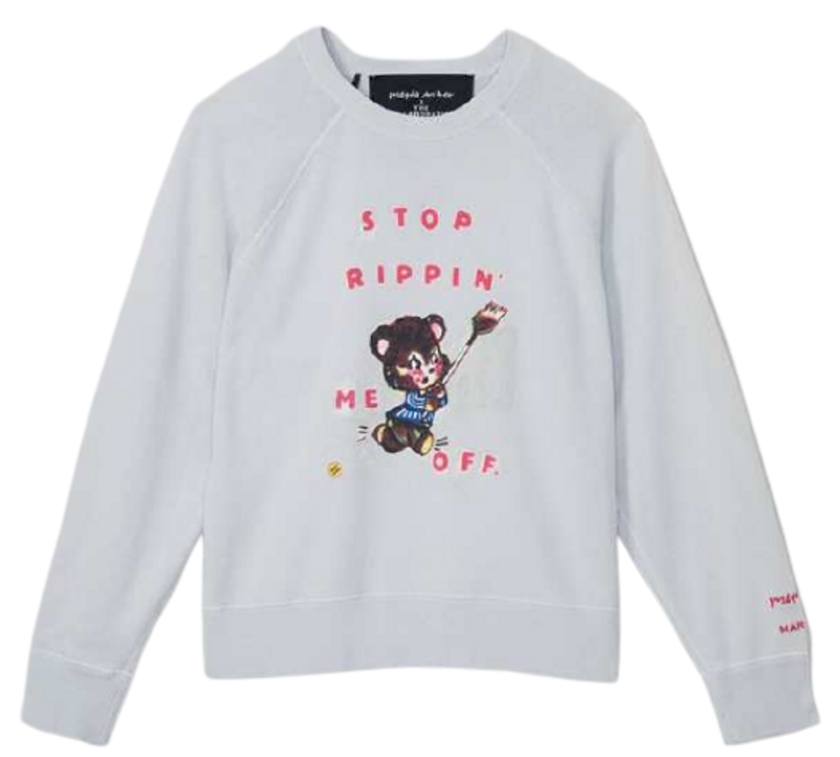 Marc Jacobs × Magda Archer Gray Logo Sweatshirt