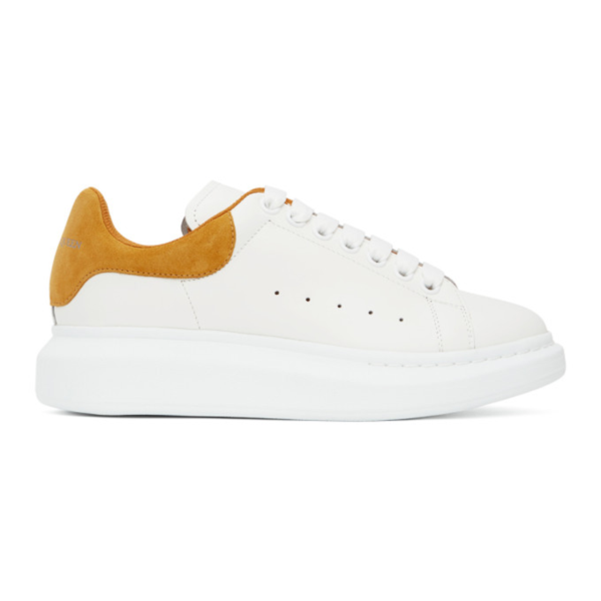 Alexander McQueen White & Yellow Oversized Sneakers