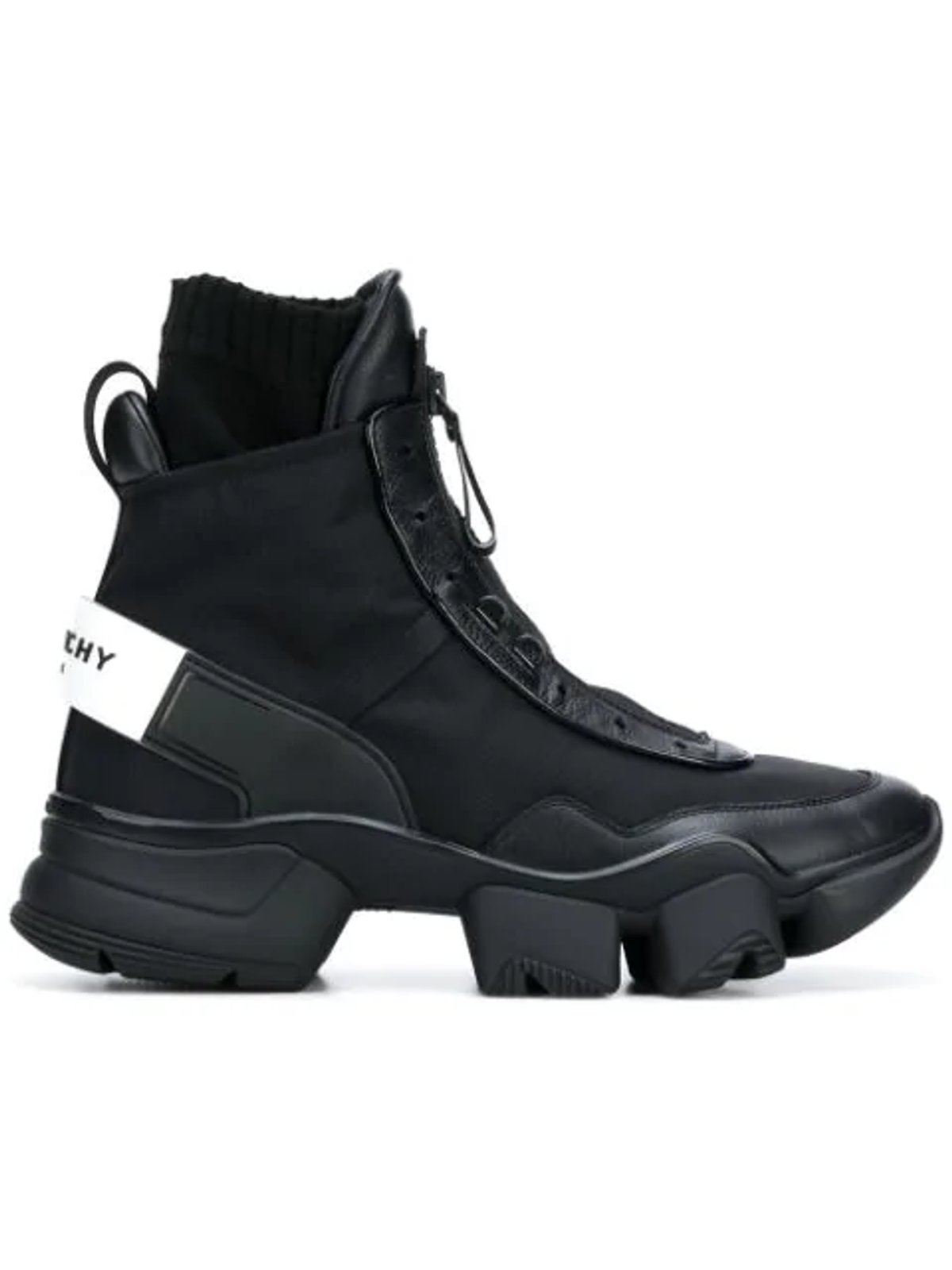 Givenchy Jaw Nylon Sock High Top Black Sneakers