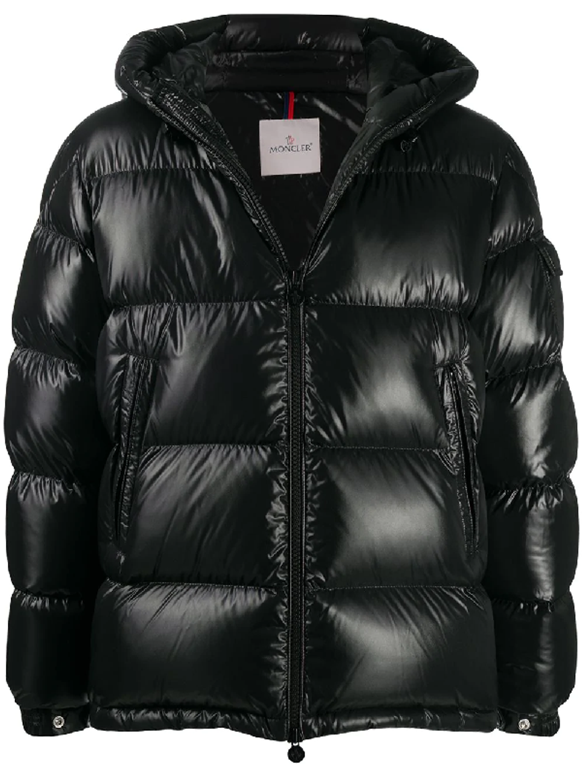 Moncler Hooded Padded Black Jacket