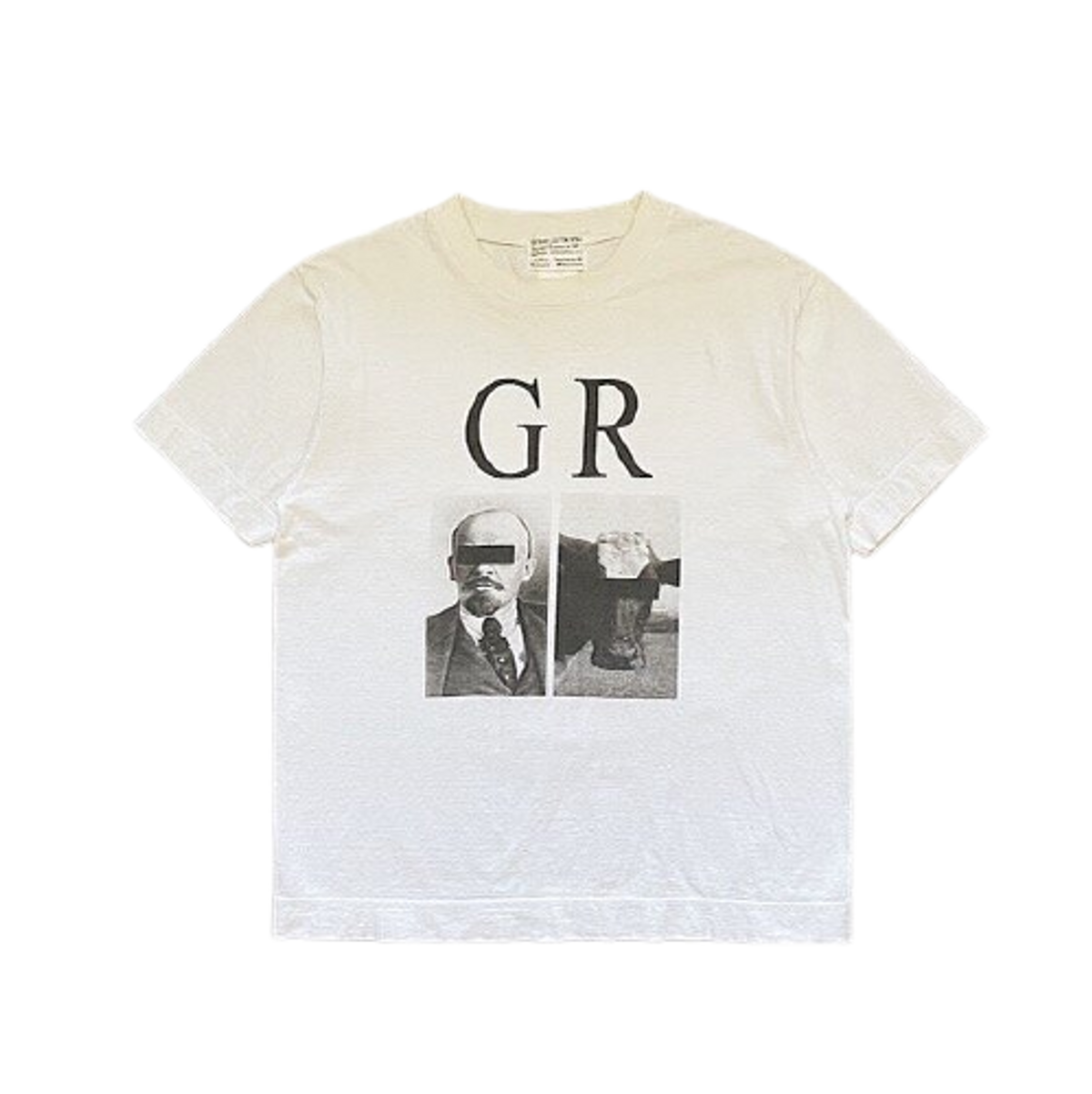 Hysteric Glamour × General Research Logo White T-Shirt