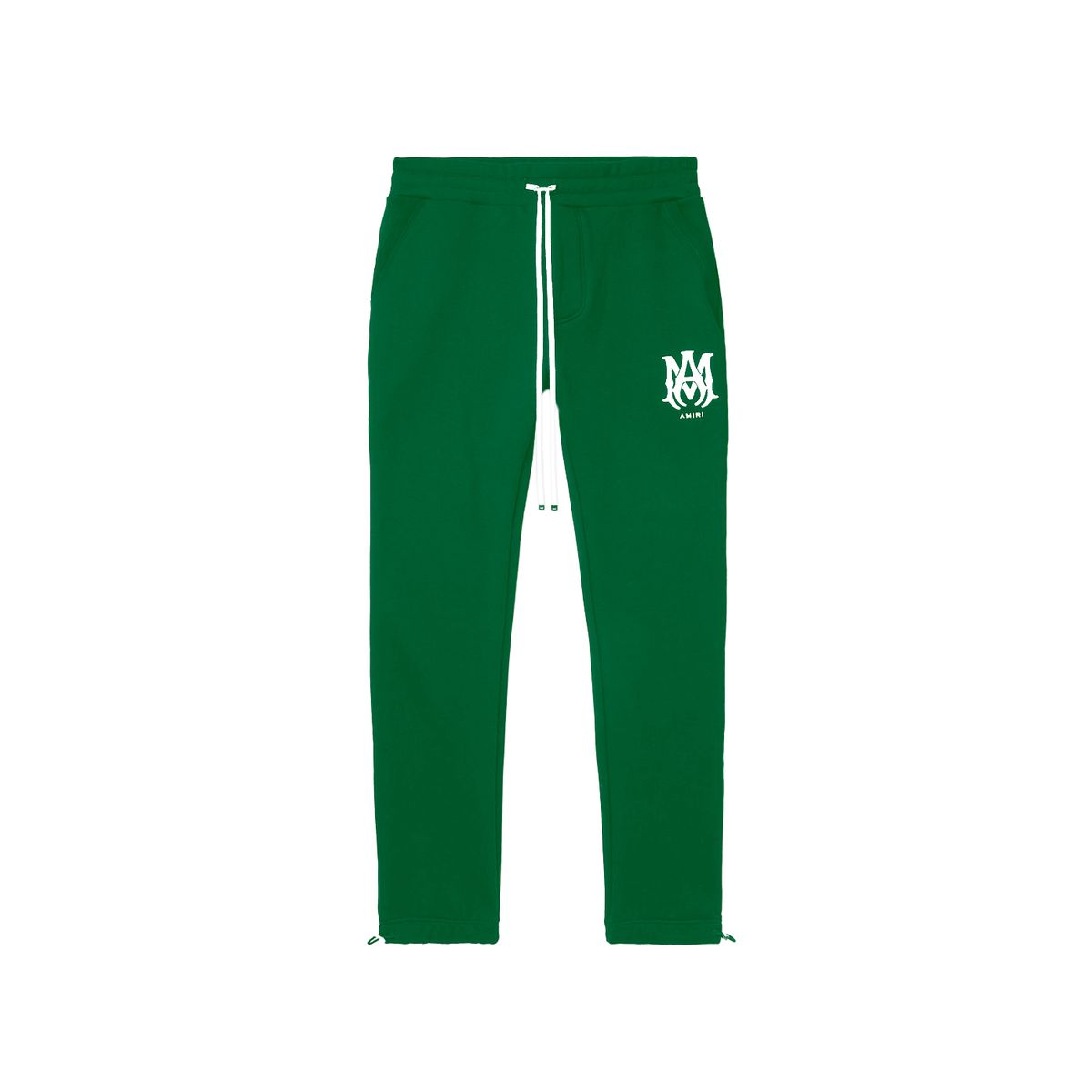 Amiri Slim Fit Tapered Logo Embroidered Cotton Jersey Sweatpants