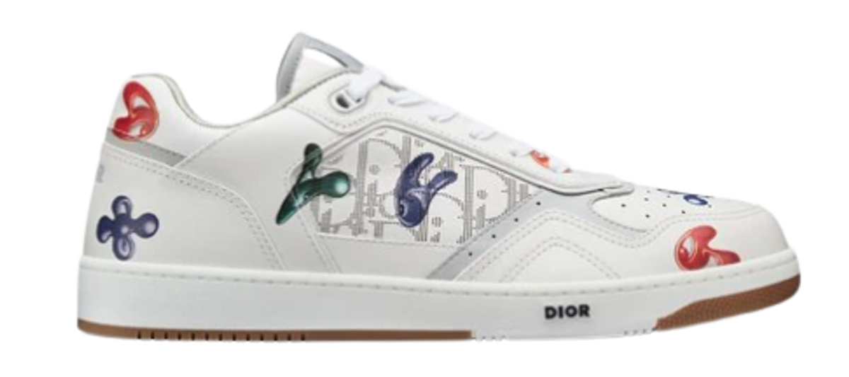 Dior × Kenny Scharf B27 White Low Top Sneakers