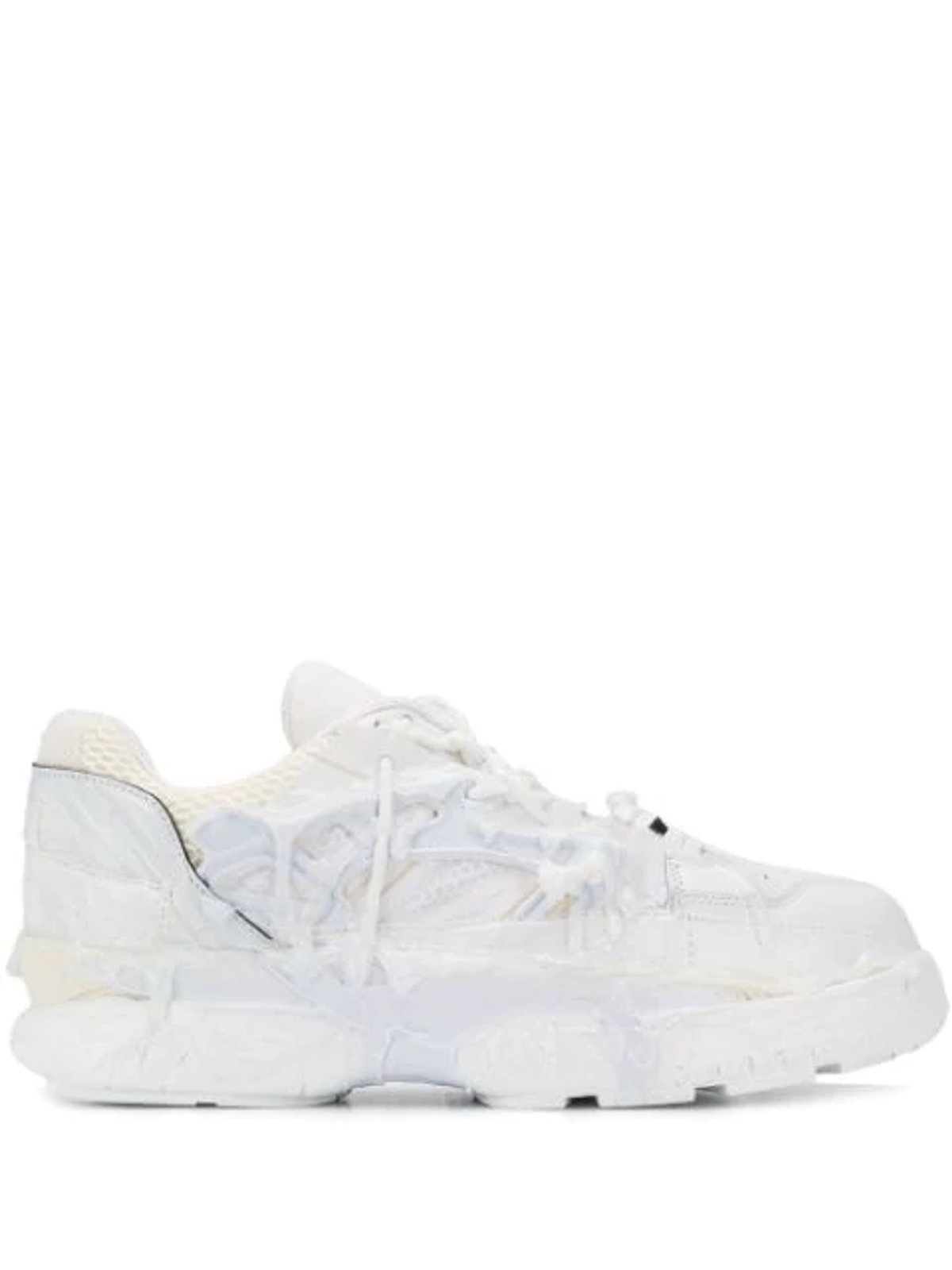 Maison Margiela Fusion Leather Mesh Sneakers