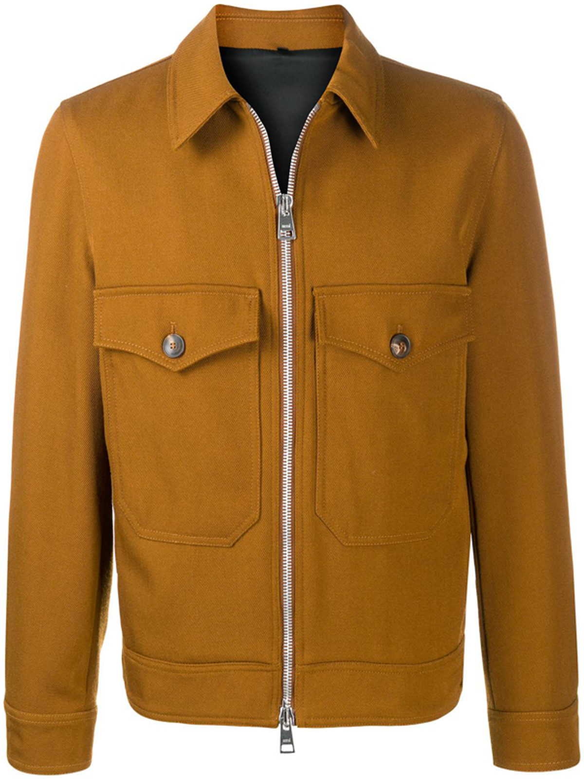 Ami Alexandre Mattiussi Patch Pockets Brown Jacket