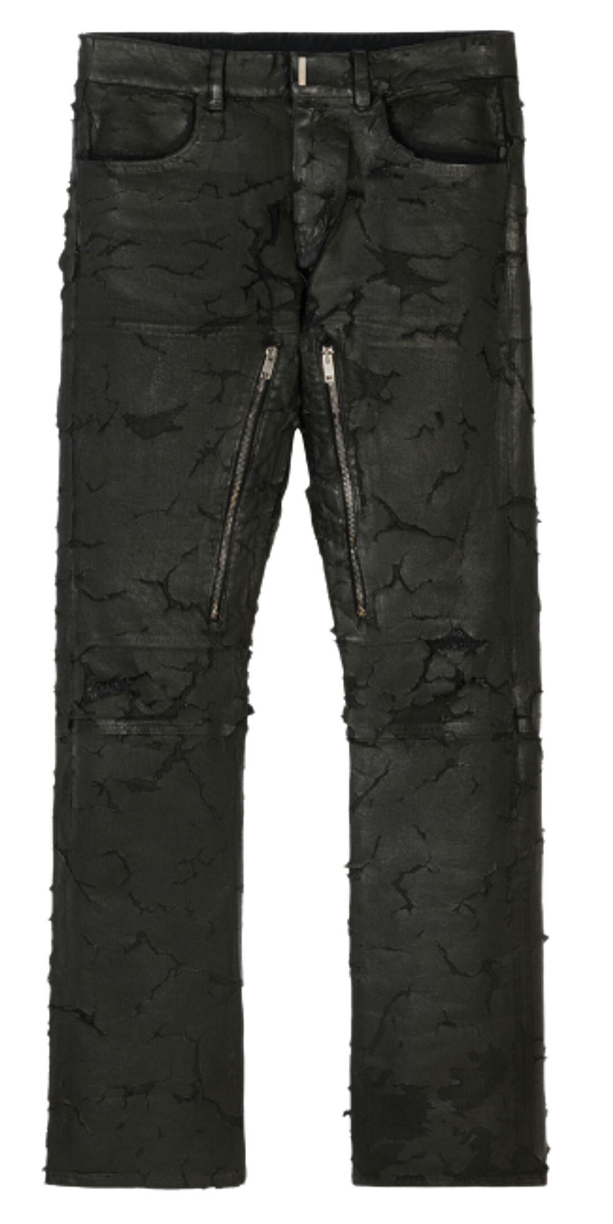 Givenchy Painted Crackled Jeans