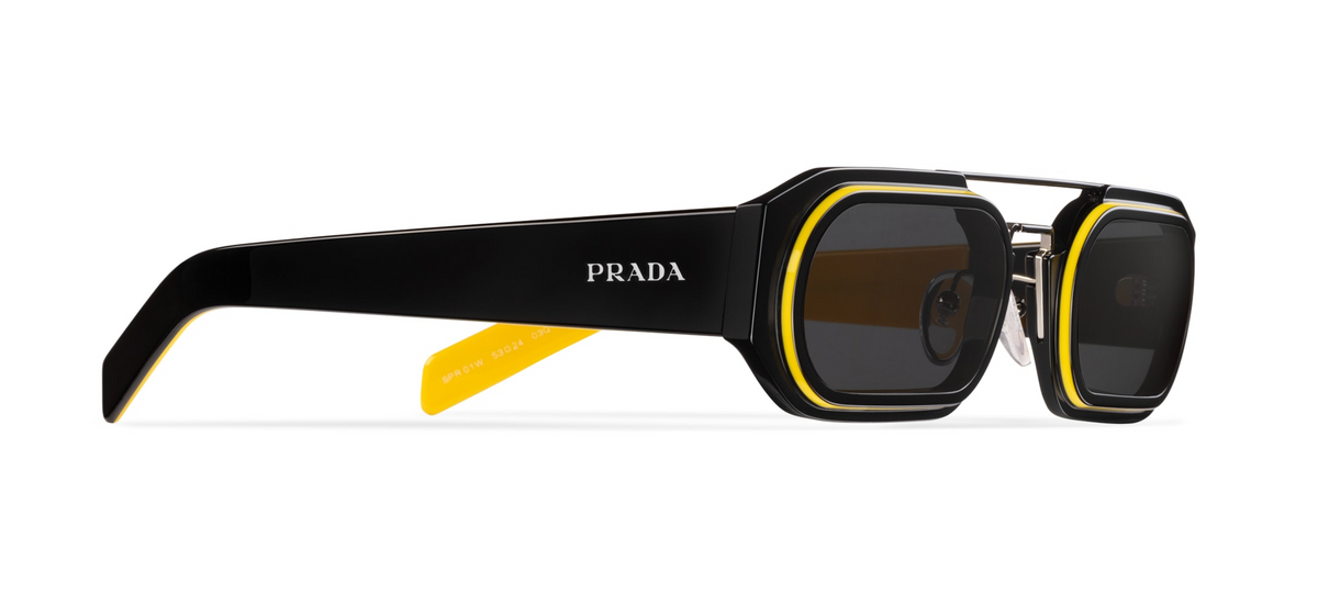 Prada Slate Fray Lenses Runway sunglasses