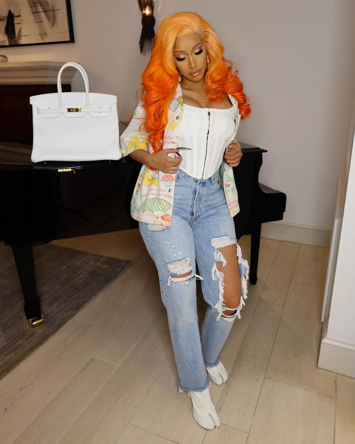Cardi B Outfit from May 1, 2021 | WHAT’S ON THE STAR?