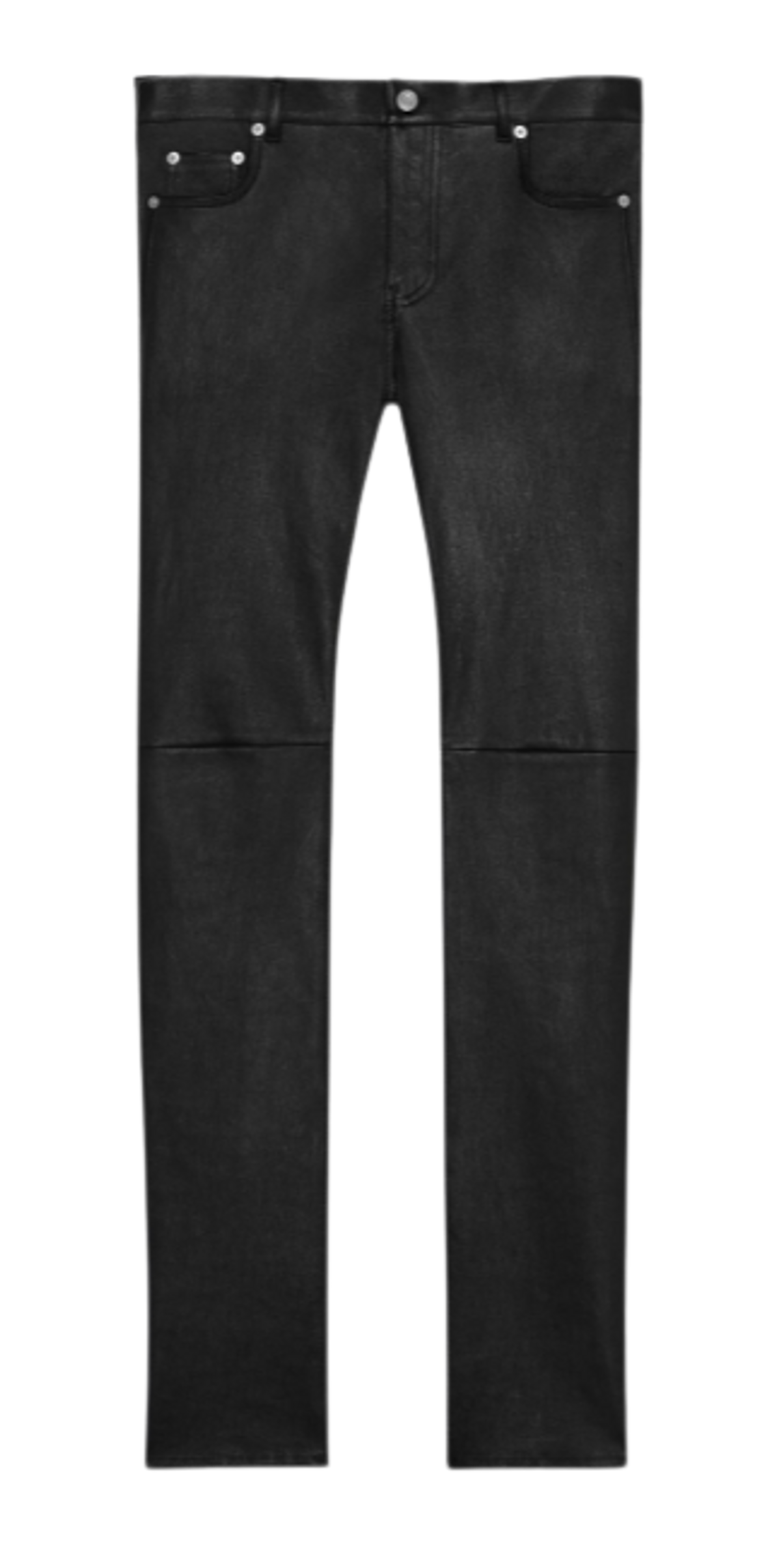 Saint Laurent Skinny Grained Lambskin Pants