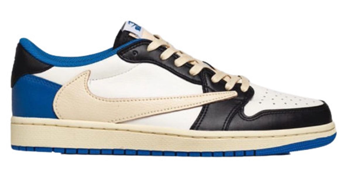 Nike × Travis Scott Merch × Fragment Design Air Jordan 1 Low Sneakers